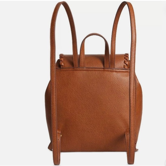 Women’s Style & Co Whipstitch Tortoise Shell Backpack Bag - Picture 3 of 7